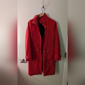 Michael Kors Long Red Coat
